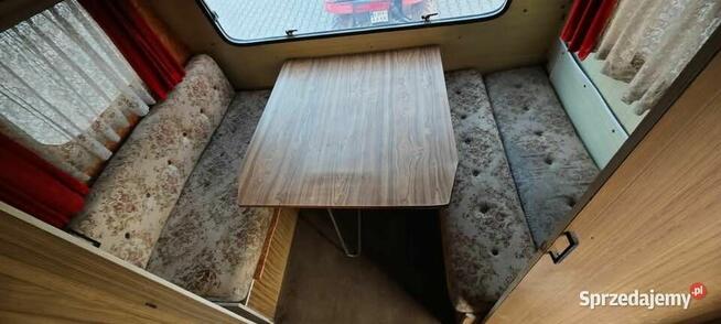 Przyczepa kempingowa duża na działkę budowę stróżówkę itp