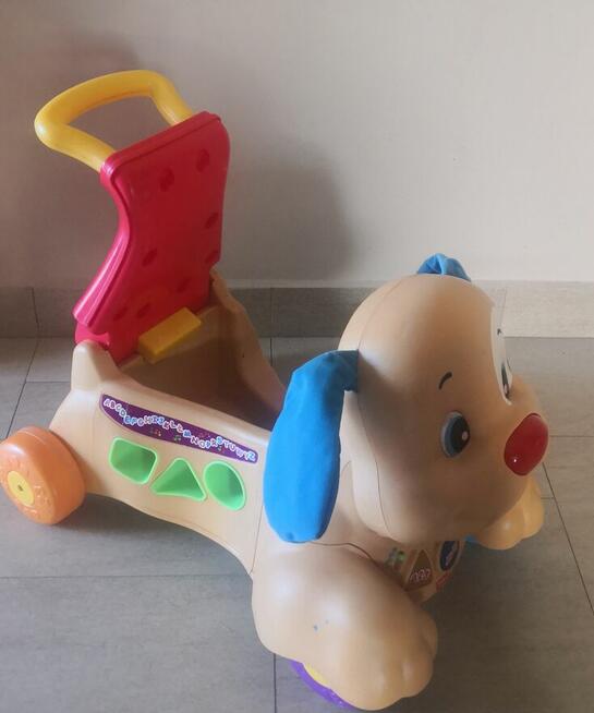 Chodzik - jeździk szczeniaczka uczniaczka .- ..Fisher-Price