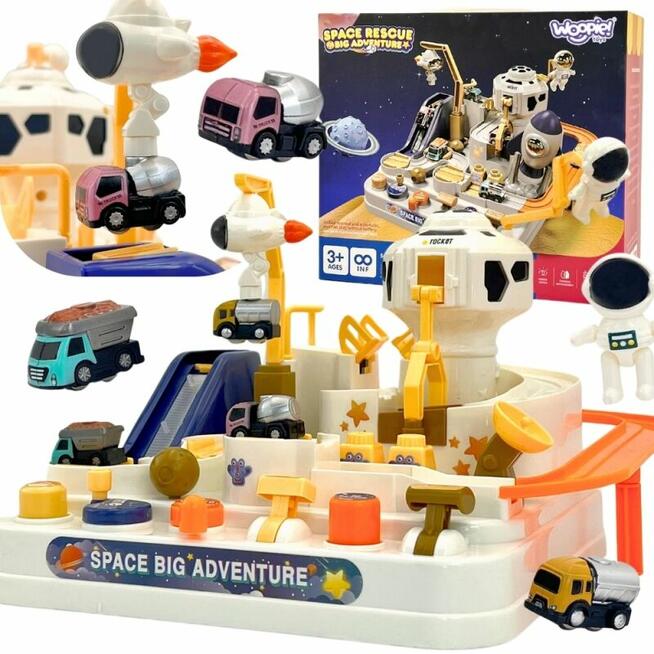 WOOPIE Interaktywny Tor Przeszkód Samochodowy Kosmiczna Pr