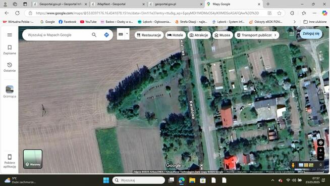 Sprzedam działkę Grzmiąca 9/1 , 5102m2 klasa N - nieużytek