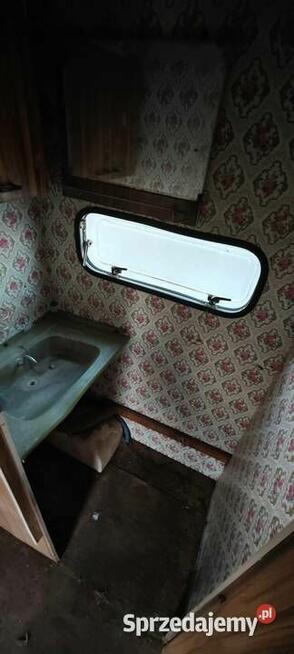 Przyczepa kempingowa duża na działkę budowę stróżówkę itp