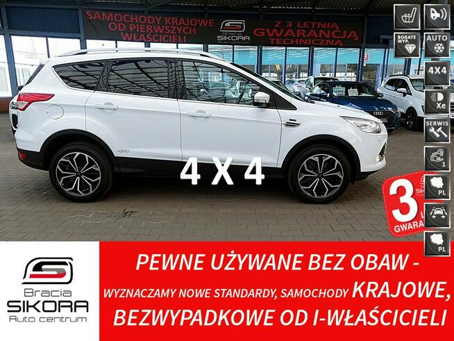 Ford Kuga EL.SZYBERDACH Led 4x4 180KM Titanium Gwarancja I-wł Kraj Bezwypadkowy