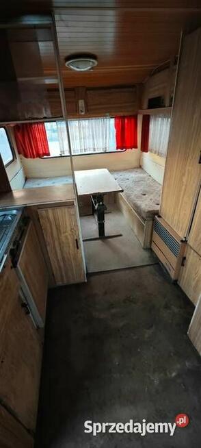 Przyczepa kempingowa duża na działkę budowę stróżówkę itp