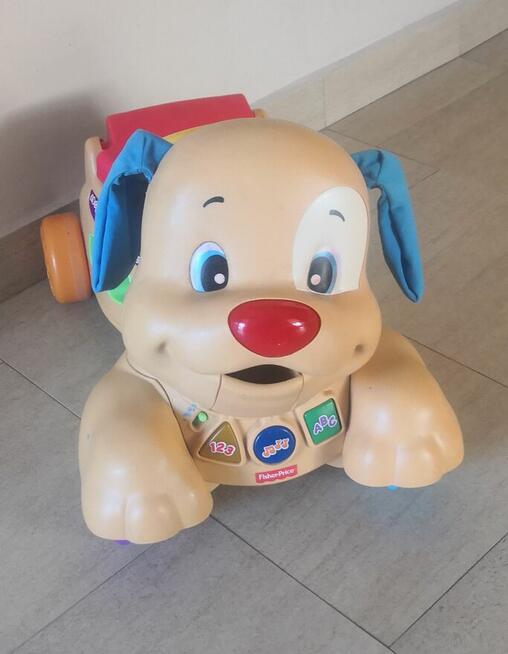 Chodzik - jeździk szczeniaczka uczniaczka .- ..Fisher-Price