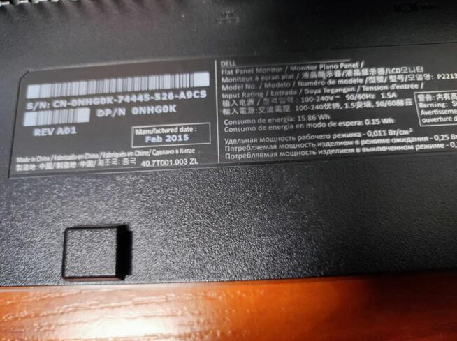 Monitor Dell 22 cale