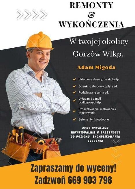 Remonty i wykończenia Gorzów Wlkp..