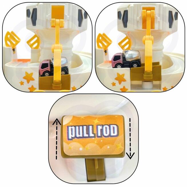 WOOPIE Interaktywny Tor Przeszkód Samochodowy Kosmiczna Pr