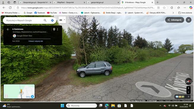 Sprzedam działkę Grzmiąca 9/1 , 5102m2 klasa N - nieużytek