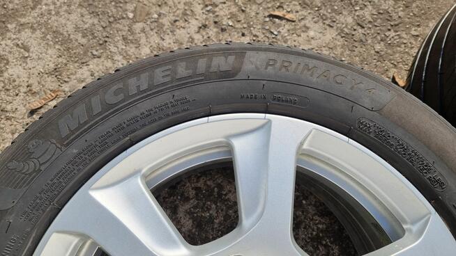 4x KOŁA 5x112 16x7,5 ALU felgi 225/55r16 opony lato Michelin
