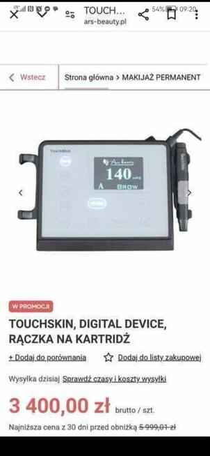 Urządzenie do makijażu permanentnego TouchSkin