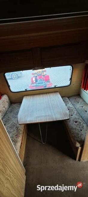 Przyczepa kempingowa duża na działkę budowę stróżówkę itp