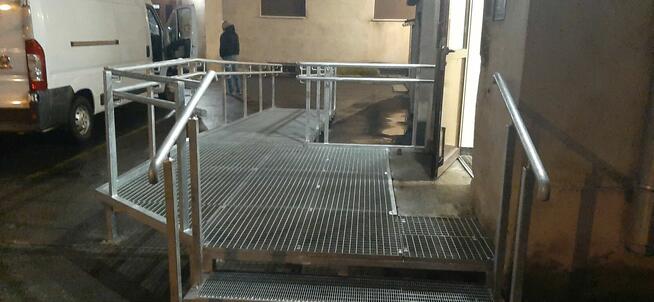 Pochylnia rampa dla wózków