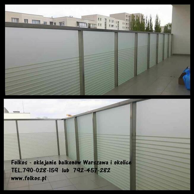 Oklejamy balkony w Warszawie -Folie na szyby balkonowe