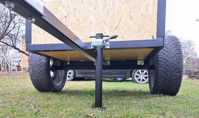 Przyczepka 2w1 pod mauzera 1000l i skrzynia ~120x100cm