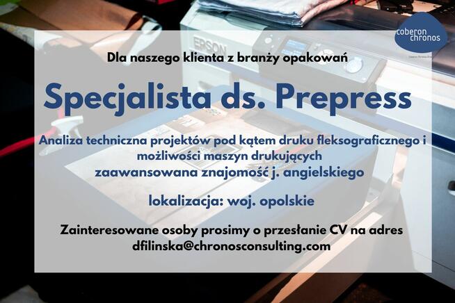 Specjalista ds. Prepress