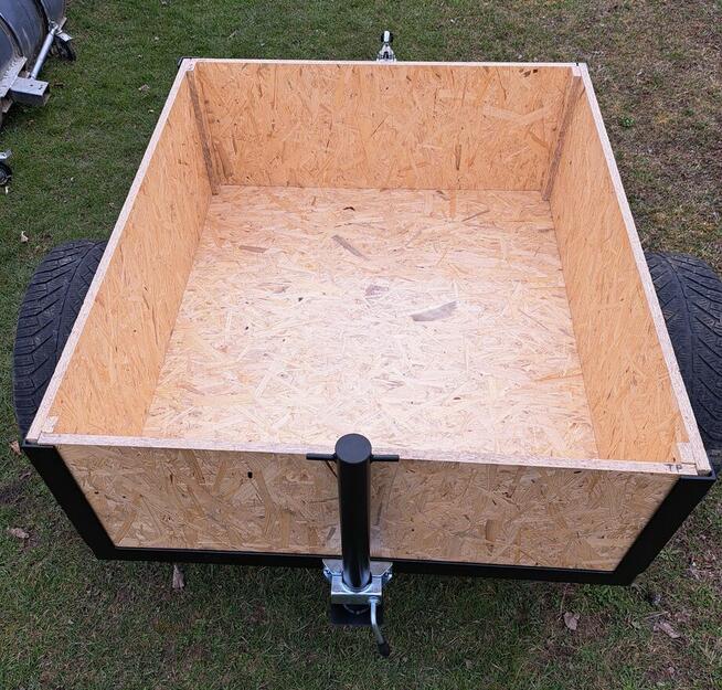 Przyczepka 2w1 pod mauzera 1000l i skrzynia ~120x100cm