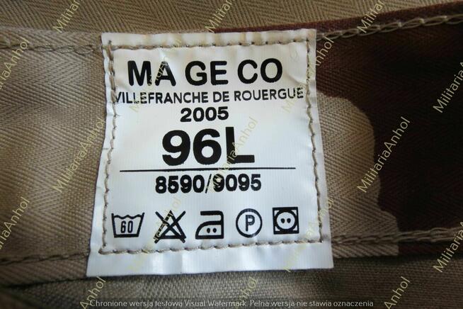 spodnie moro taktyczne (wz. Francja) MAGE CO 2005