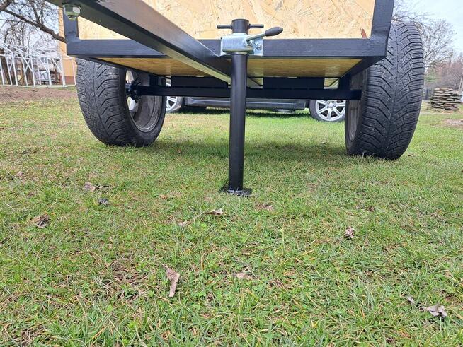 Przyczepka 2w1 pod mauzera 1000l i skrzynia ~120x100cm