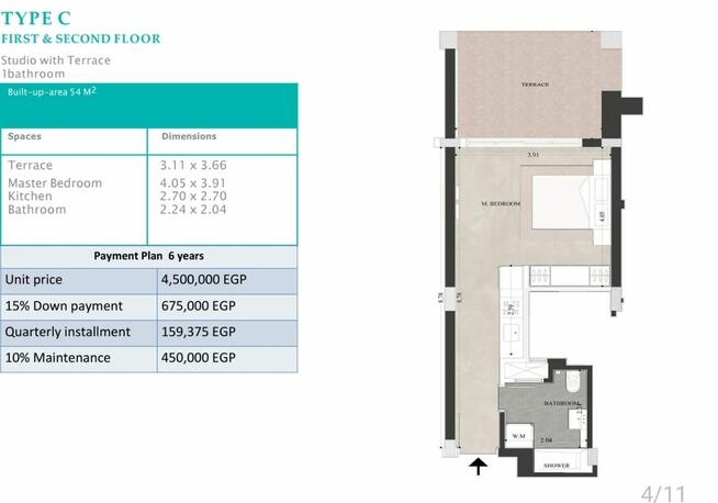 Egipt Veranda Resort Sahl Hasheesh Studio Type C 54 m