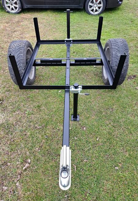 Przyczepka 2w1 pod mauzera 1000l i skrzynia ~120x100cm