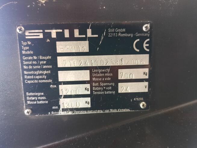 Paleciak elektryczny Still EGV12