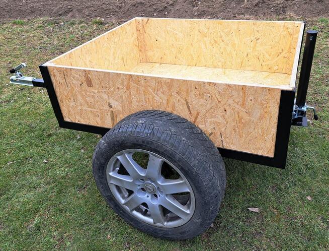 Przyczepka 2w1 pod mauzera 1000l i skrzynia ~120x100cm