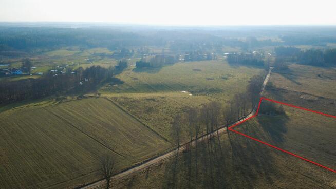 Piękna działka pod lasem 2,47 ha Warmia Mazury