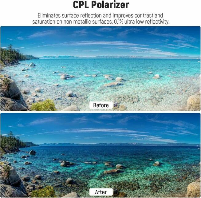 Filtr ND2 ND400 Neewer Fader ND do obiektywu telefonu soczewki