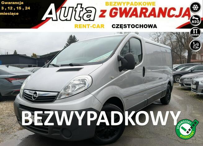 Opel Vivaro Long 2.0D*115PS Ciężarowy 3-Osoby Bezwypadkowy Klima Serwis GWARANCJA