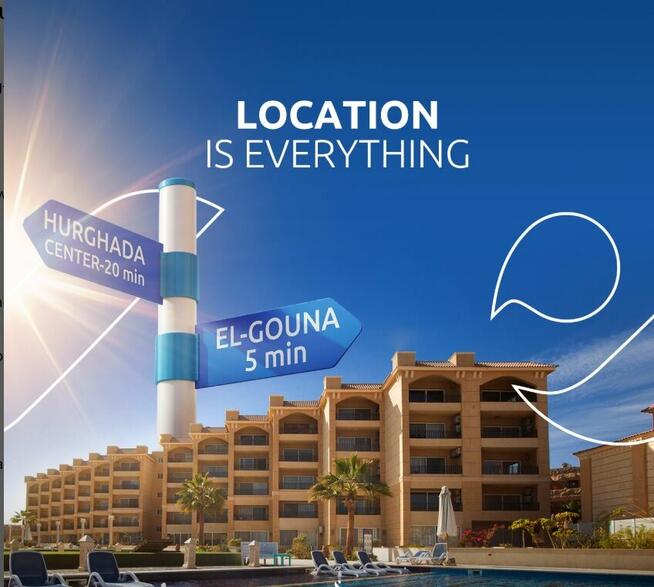 Studio z prywatną plażą w Sahl Hasheesh. EGIPT