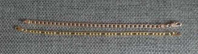 Pozłacana damska pancerka 21cm obwód odbiór Poznań