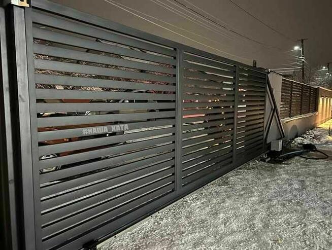 Brama przesuwna, Furtka , ogrodzenie