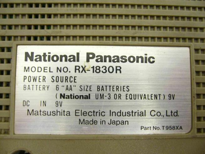 Radiomagnetofon National Panasonic RX-1830 zabytkowy unikat
