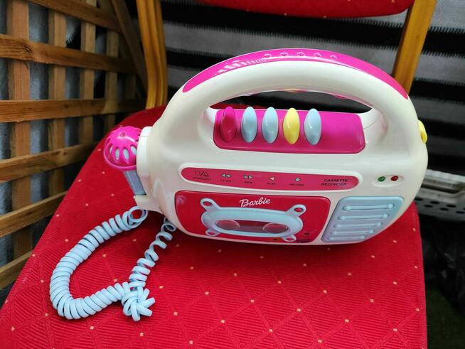 Magnetofon Kasetowy na Kasety Magnetofonowe Barbie karaoke