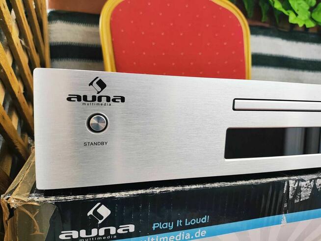 Odtwarzacz CD Player MP3 HiFi Auna AV2-CD509 USB Radio Srebrne