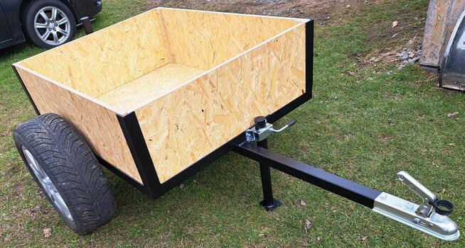 Przyczepka 2w1 pod mauzera 1000l i skrzynia ~120x100cm