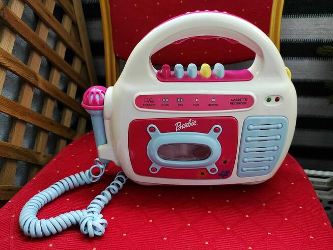 Magnetofon Kasetowy na Kasety Magnetofonowe Barbie karaoke