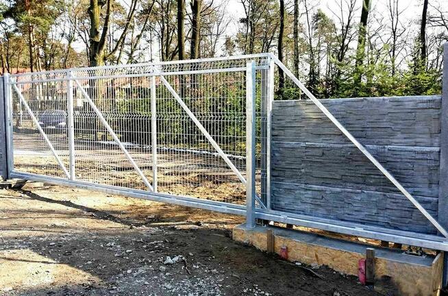 Brama przesuwna, Furtka , ogrodzenie