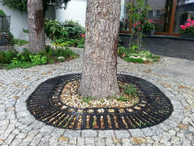 KRATOWNICA ŻELIWNA KRATA OCHRONNA DRZEW OKRĄGŁA 155x155