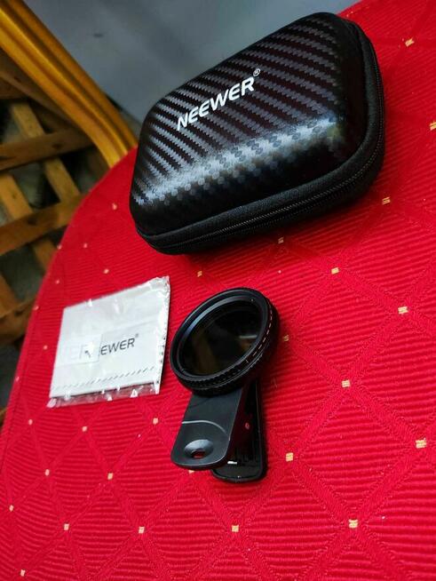 Filtr ND2 ND400 Neewer Fader ND do obiektywu telefonu soczewki