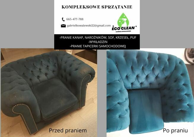 Pranie Tapicerki, mycie okien, sprzątanie klatek schodowych