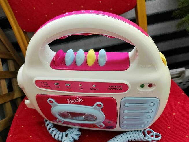 Magnetofon Kasetowy na Kasety Magnetofonowe Barbie karaoke