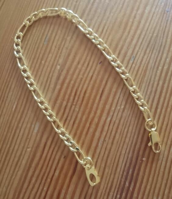 Pozłacana damska pancerka 21cm obwód odbiór Poznań