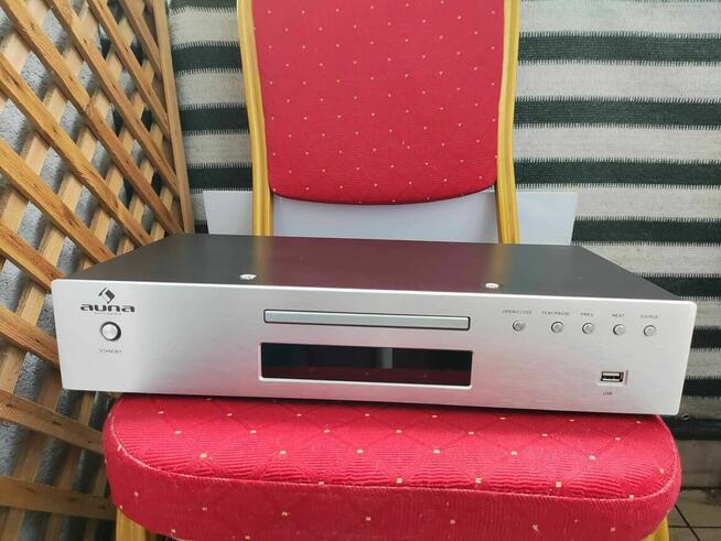 Odtwarzacz CD Player MP3 HiFi Auna AV2-CD509 USB Radio Srebrne