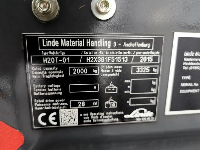 Wózek widłowy Linde H20T-01 54 000 netto