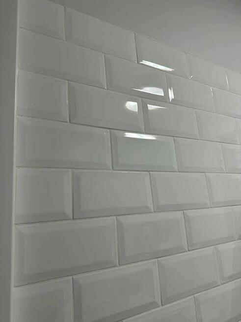 Płytki Glazura metro style white glossy 10x20 Opoczno