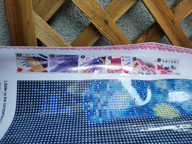 Haft Diamentowy Diamond Mozaika Diamentowa obrazek obraz