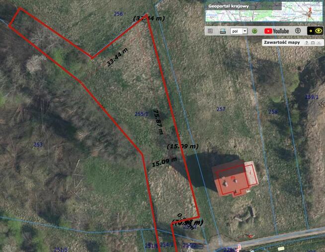 Działka w Pawlikowicach gm. Wieliczka na sprzedaż. Cena:200k