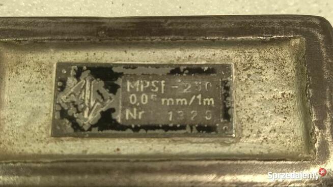 Poziomnica maszynowa MPSf 250/0,05