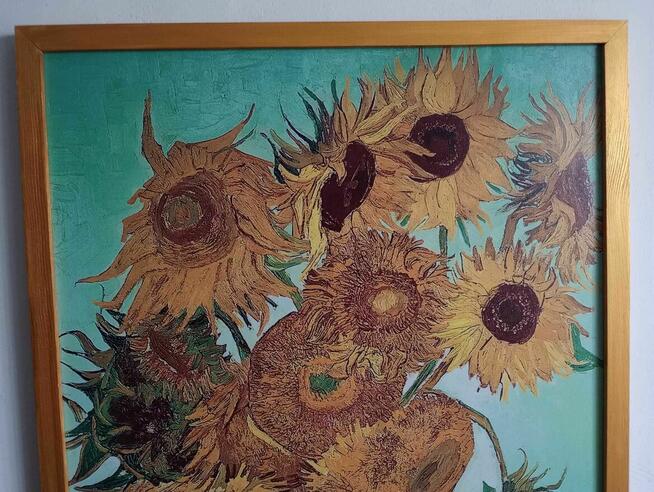 Obraz na płótnie - Słoneczniki, Vincent van Gogh, 50x70cm